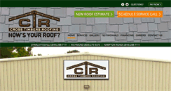 Desktop Screenshot of crosstimbersroofing.com